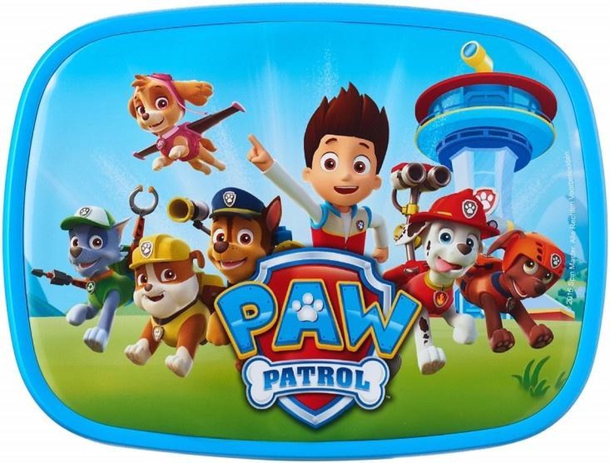  Rosti Mepal - PAW Patrol Broodtrommel - 176 X 130 X 60 Mm - Blauw