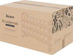  Deleca Kruidenrek Organizer Met 24 Kruidenpotjes - Vierkant - Strooideksel &amp; Labels - Ophangbaar Of Staand - Industrieel / Zwart