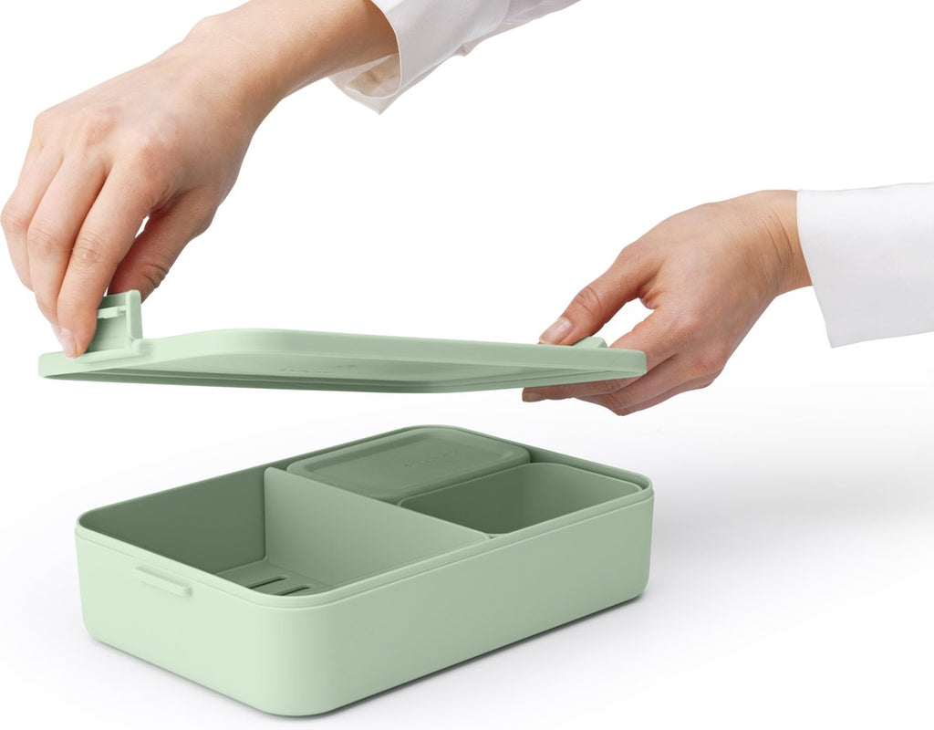  Brabantia Make &amp; Take Bento Lunchbox Incl Bentobox- Large - Kunststof - Jade Green