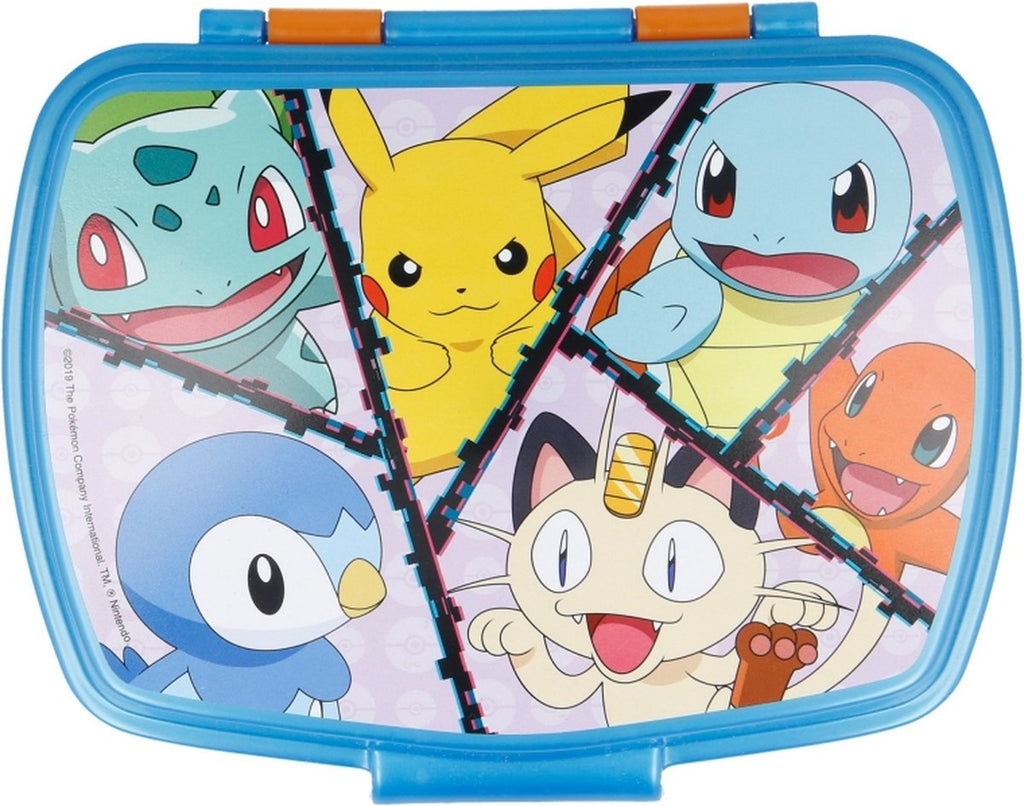 Disney Pokemon Broodtrommel - Officieel Gelicentieerd - 17x13 Cm - Brooddoos - Lunchbox