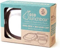  EcolLunchbox - RVS Lunchbox Oval - Herbruikbare Lunchbox