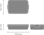  Brabantia Make &amp; Take Bento Lunchbox Incl Bentobox - Large - Kunststof - Light Grey