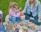  Homra Lunchbox STAQS Pink - Bento Box - 2 Laags Broodtrommel - 3 Compartimenten - Roze - Lunch To Go - Duurzaam Kunststof - BPA Vrij - 3 Vaks Lunchtrommel Voor Volwassenen - Inclusief Bestek - Magnetron, Diepvries, Vaatwasser Bestendig - Vers Houden