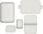  Brabantia Make &amp; Take Bento Lunchbox Incl Bentobox - Large - Kunststof - Light Grey