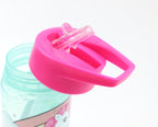  Unicorn Broodtrommel + PET Drinkfles Lichtblauw | Eenhoorn Lunchbox Set Voor Meisjes LS22