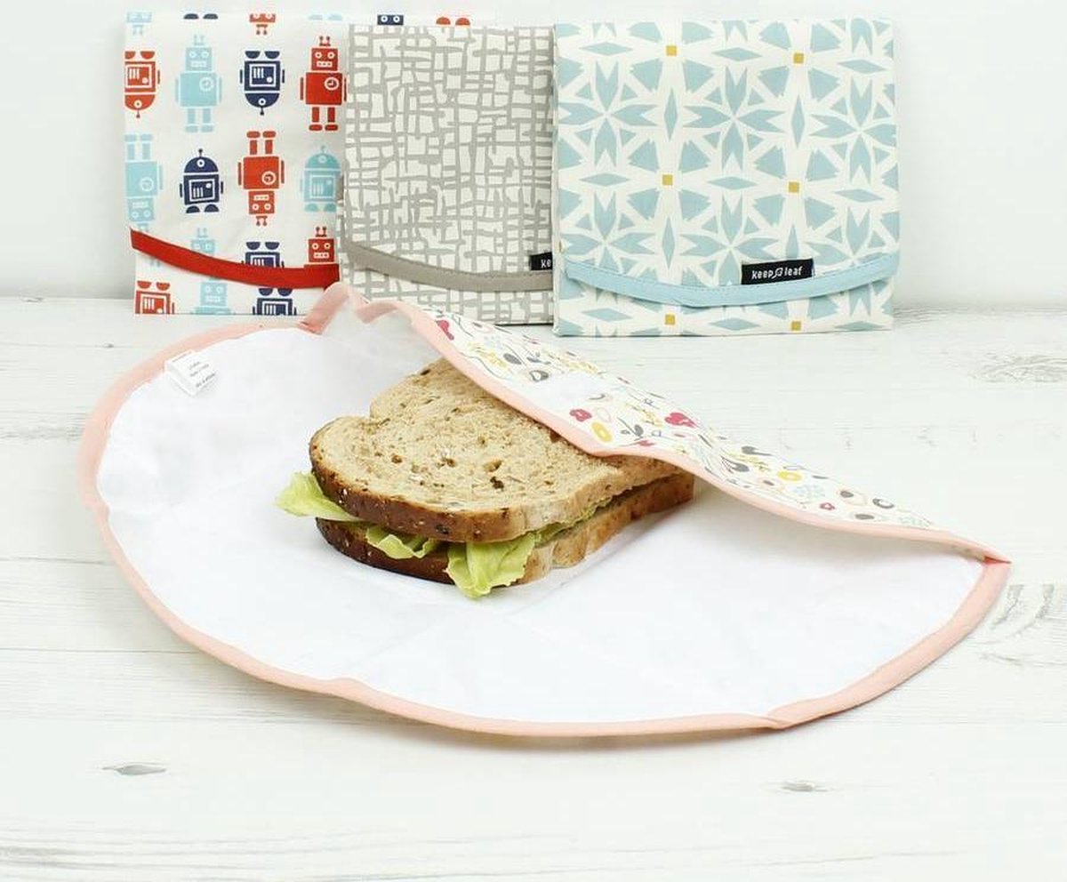  Keep Leaf - Herbruikbare Foodwrap - Bloom