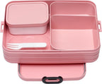  Mepal – Bento Lunchbox Take A Break Large- Inclusief Bento Box – Nordic Pink – Lunchbox Voor Volwassenen