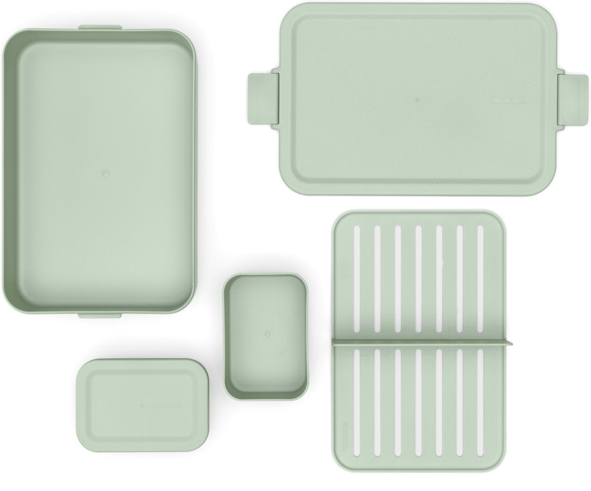  Brabantia Make &amp; Take Bento Lunchbox Incl Bentobox- Large - Kunststof - Jade Green