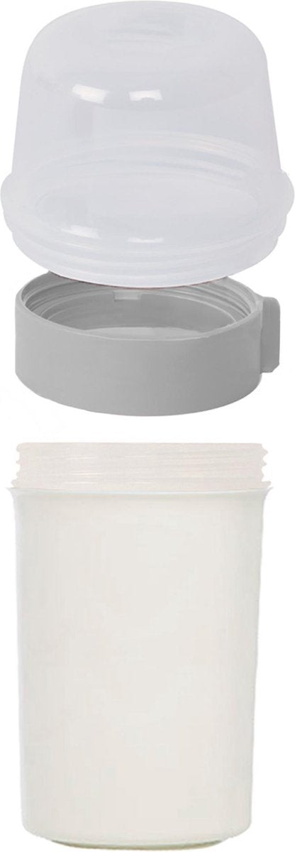  Lock&amp;Lock Yoghurt Beker To Go - Muesli Beker To Go - Lunchbeker - Salade To Go - Saladebox - Large - 760 Ml + 310 Ml - Wit