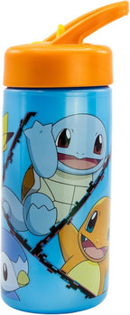 Stor Pokemon - Broodtrommel - Lunchbox - Pokemon - Blauw - Schoolspullen - Drinkbeker
