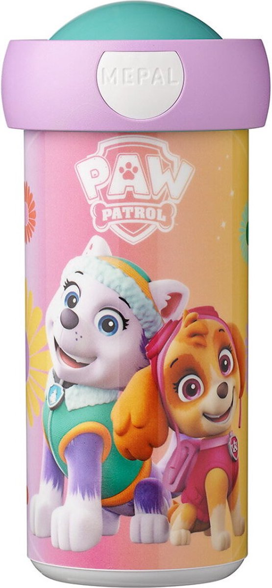  Paw Patrol Girls Voordeelset Lunchbox &amp; Schoolbeker - Mepal Broodtrommel &amp; Drinkbeker -