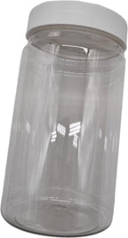  Ariko Jar | Lichtgewicht Kunststof Pot Met Schroefdeksel | 750ml | Potje Met Witte Deksel | Voorraadpot | Hervulbaar