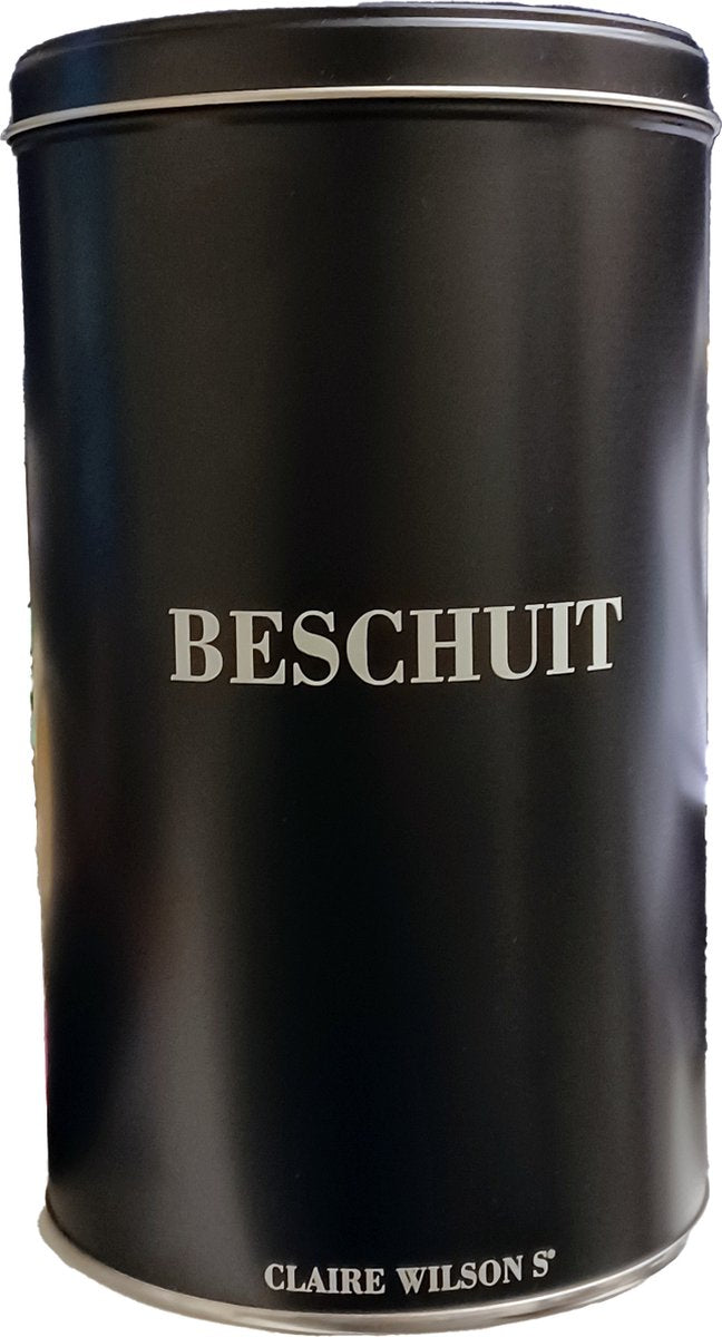  Beschuitbus Extra Breed Mat Zwart Claire Wilson's Beschuitblik