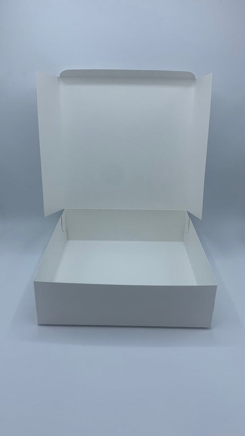  25 Stuks - Taartdoos - Karton - 15x15x8cm - Wit