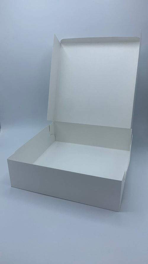  25 Stuks - Taartdoos - Karton - 15x15x8cm - Wit