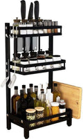  Koflergoods - Kruidenrek - Kruidenrek Staal - 3 Laags - Opbergrek - Keuken Organizer - Roestvrijstaal - Aanrecht Organizer