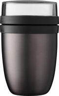  Mepal – Isoleer Lunchpot Ellipse – Houdt Je Eten 6-8 Uur Warm En 12 Uur Koud – Titanium – 2 Compartimenten – Soep Beker To Go – Yoghurt Beker Muesli - Thermos Lunchbox