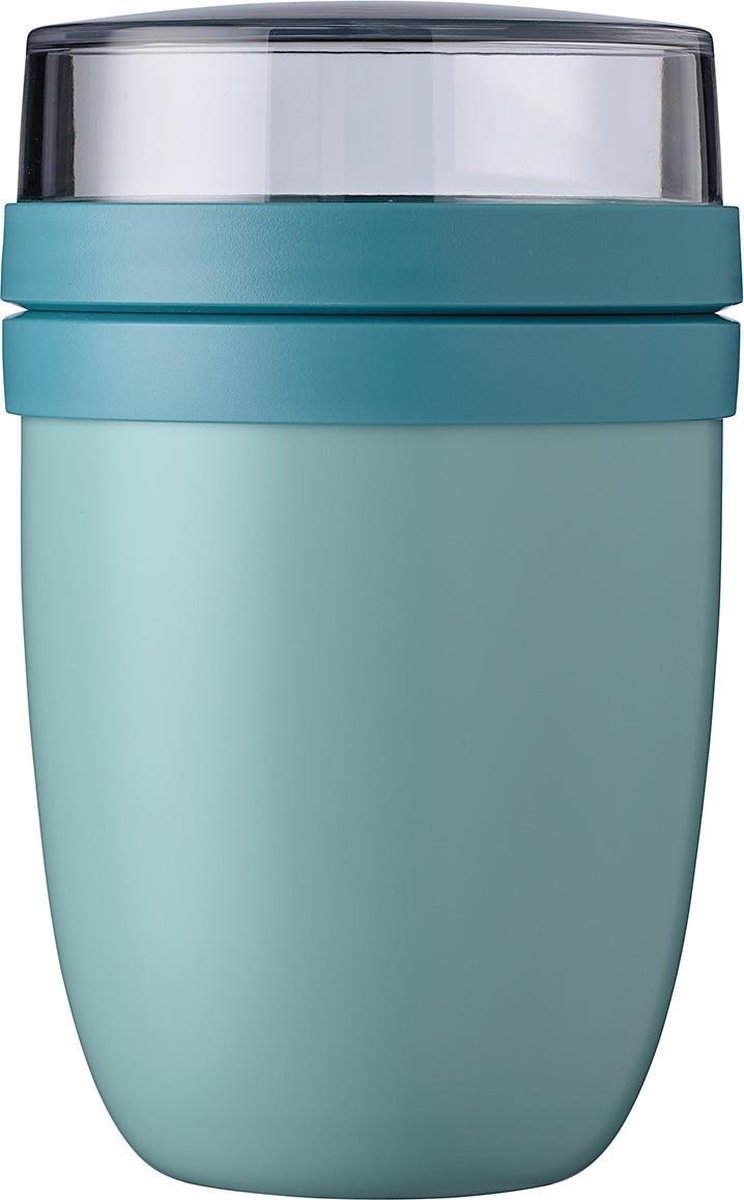  Mepal – Isoleer Lunchpot Ellipse – Houdt Je Eten 6-8 Uur Warm En 12 Uur Koud – Nordic Green – 2 Compartimenten – Soep Beker To Go – Yoghurt Beker Muesli - Thermos Lunchbox
