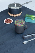  Brabantia Make &amp; Take Soepbeker - 0,6 L - Kunststof - Dark Grey