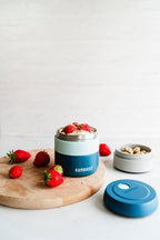  Kambukka Bora - Lunchbox - 400 Ml - Voedselcontainer Houdt 6 Uur Warm &amp; 100 % Lekvrij - Deep Teal