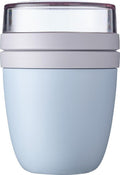  Mepal – Lunchpot Ellipse – Praktische Muesli Beker To Go – Nordic Blue – Geschikt Voor Vriezer, Magnetron En Vaatwasser.