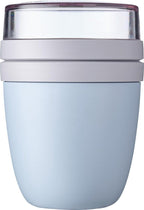  Mepal – Lunchpot Ellipse – Praktische Muesli Beker To Go – Nordic Blue – Geschikt Voor Vriezer, Magnetron En Vaatwasser.