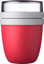  Mepal – Lunchpot Ellipse – Praktische Muesli Beker To Go – Nordic Red – Geschikt Voor Vriezer, Magnetron En Vaatwasser.