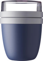  Mepal – Lunchpot Ellipse – Praktische Muesli Beker To Go – Nordic Denim – Geschikt Voor Vriezer, Magnetron En Vaatwasser.