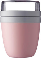  Mepal – Lunchpot Ellipse – Praktische Muesli Beker To Go – Nordic Pink – Geschikt Voor Vriezer, Magnetron En Vaatwasser.