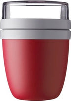  Mepal – Lunchpot Ellipse – Praktische Muesli Beker To Go – Nordic Red – Geschikt Voor Vriezer, Magnetron En Vaatwasser.