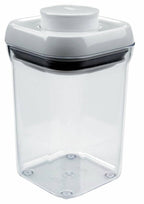OXO Voorraadbus 'POP' 2.0 Klein Vierkant - Laag (1,0 Liter)