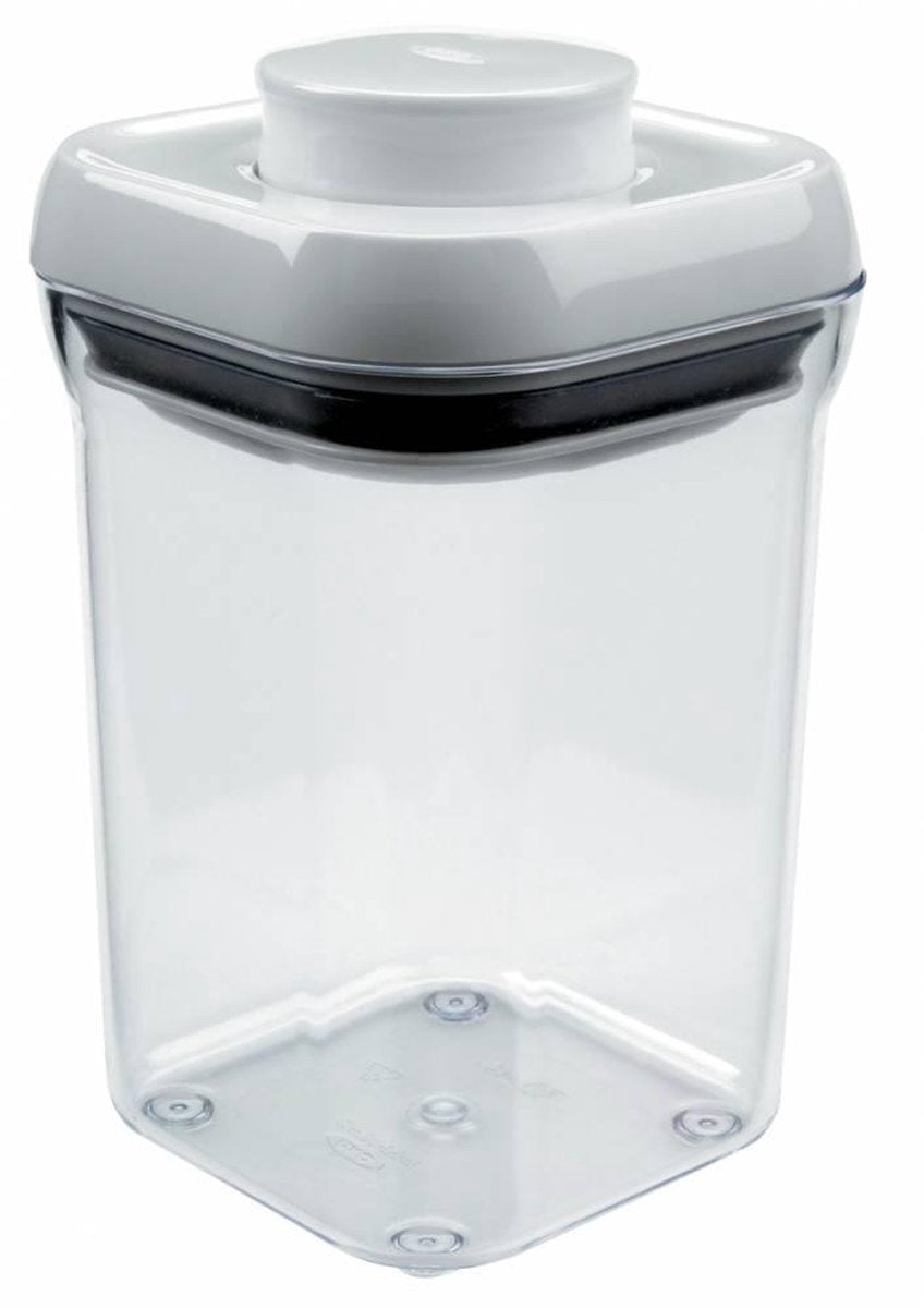 OXO Voorraadbus 'POP' 2.0 Klein Vierkant - Laag (1,0 Liter)