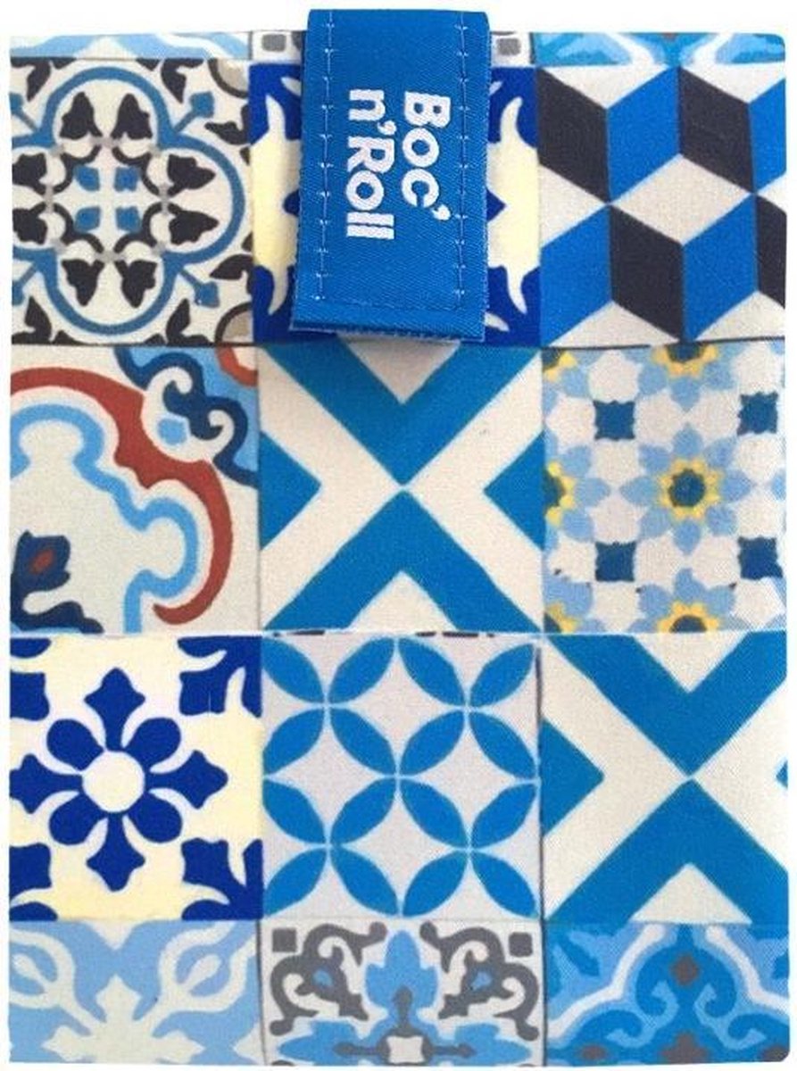  Boc'n'Roll Foodwrap - Patchwork Blauw