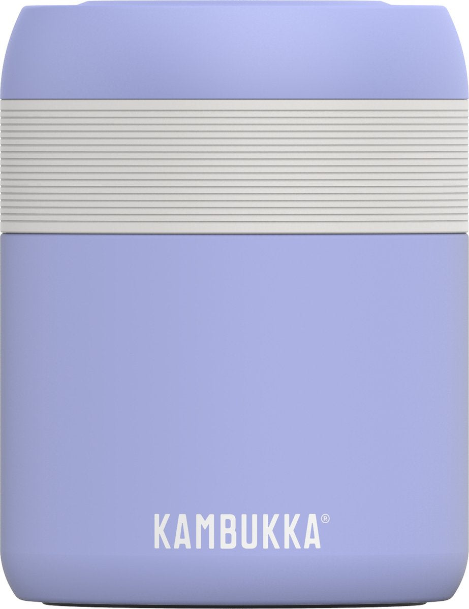  Kambukka Bora - Lunchbox - 600 Ml - Voedselcontainer Houdt 9 Uur Warm &amp; 100 % Lekvrij - Digital Lavender