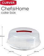  Curver Chef@home Taartdoos Laag - Sneeuwwit