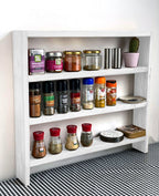  Beckenbau - Kruidenrek Staand - Kruidenrek - Keuken Organizers - Massief Hout - 58x53